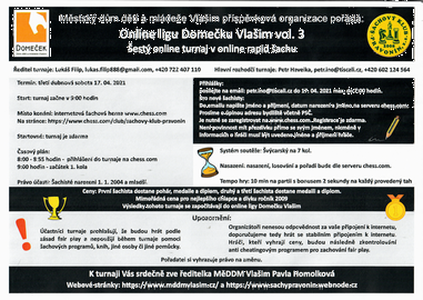 Online liga Domekuvol.3 - est turnaj v online rapid achu